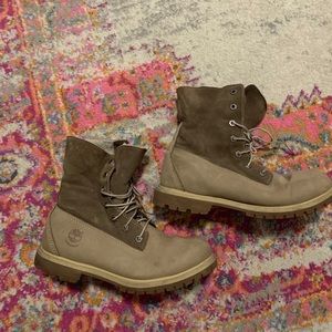 Timberland Jayne Waterproof Fleece Fold-Down Boots